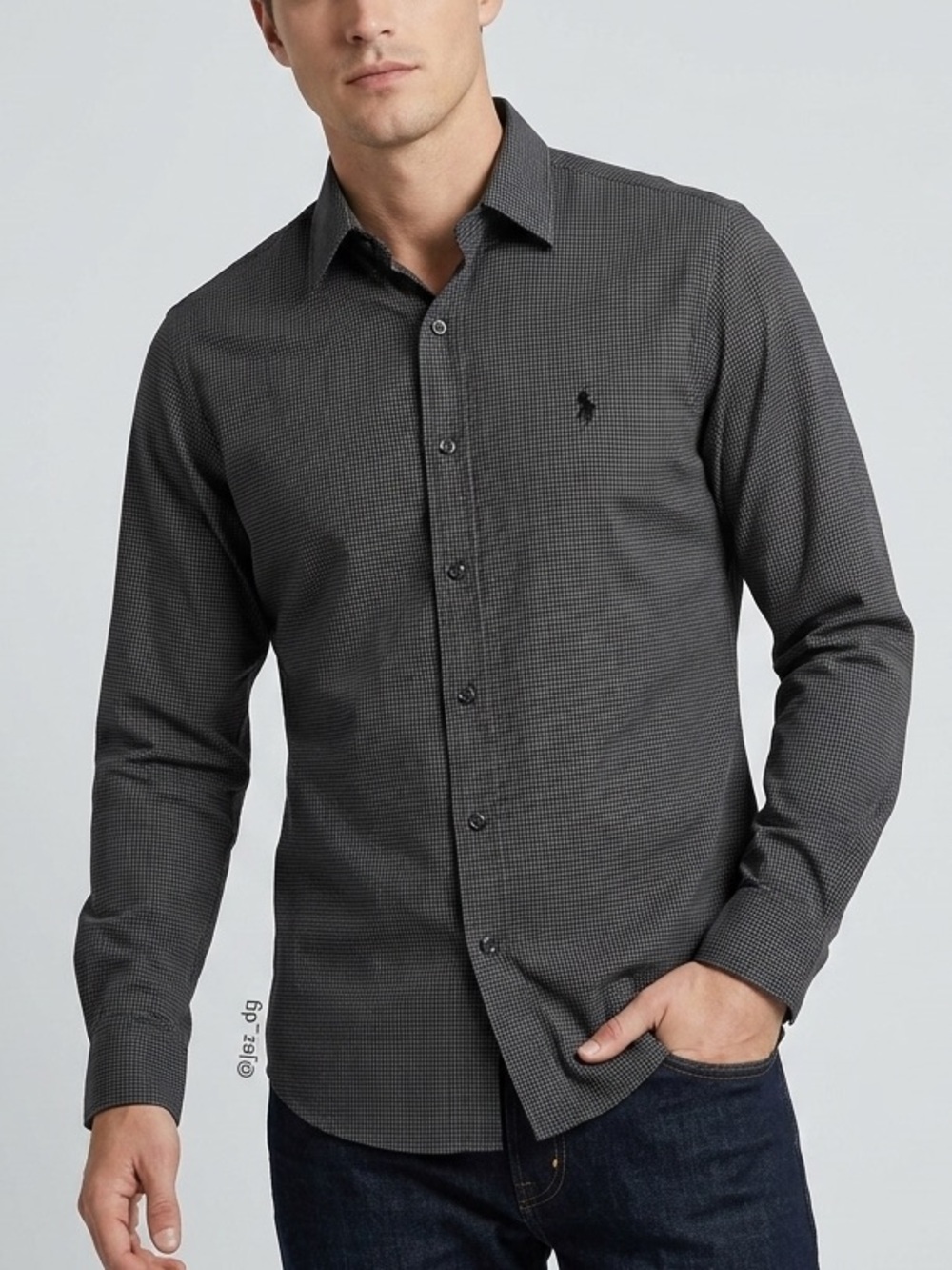 H142 VTG RALPH LAUREN Blake Cotton Shirt
